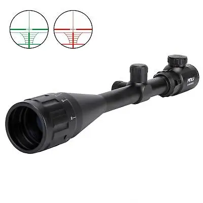 Rangefinder Mil Dot Reticle Illuminated Rifle Scope Adjustable Objective 6-24X50 • $41.98