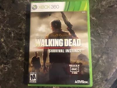 XBox 360 The Walking Dead Survival Instinct Video Game Tested Working • $6.99