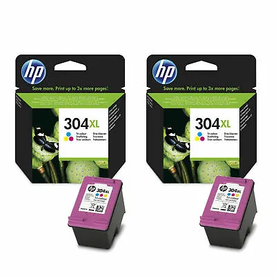£59.91 • Buy HP 304 / 304XL Black & Colour Original Ink Cartridges For ENVY 5020 Printer LOT