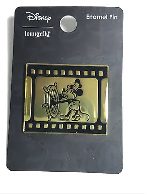 Loungefly Disney Mickey Mouse Steamboat Willie Movie Reel Collectible Enamel Pin • $18.95