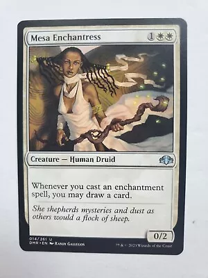 MTG Magic The Gathering Card Mesa Enchantress Creature Human Druid Whire  • $7.95