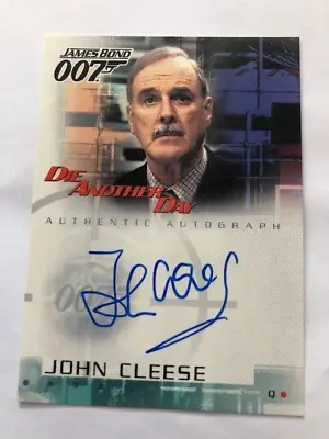 £50 • Buy James Bond John Cleese Autograph (A1) As Q In Die Another Day