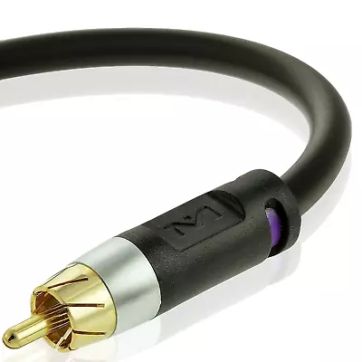 Mediabridge Ultra Series Subwoofer Cable 15 Feet Dual Shielded With Gold Plated • $21.74