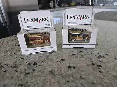 2 Johnny Lightning Lexmark Red & Blue Mercury Woody Wagon New In Sealed Boxes  • $19.99