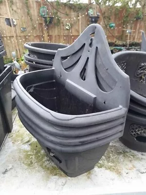 31cm Venetian Wall Planter - Black • £0.99