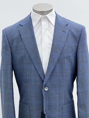 Nwt Hugo Boss Plaid Sport Coat 40r Lanificio Tesse Biella Fabric — *sale* • $278.50