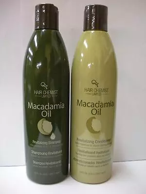 Hair Chemist Macadamia Oil Revitalizing Combo: Shampoo 10oz. + Conditioner 10oz • $17.99