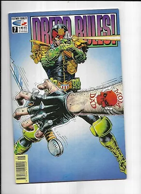 F/Q Comics~ Dredd Rules! ~  Lot Of 3 #s  7 11 12  (1992) • $7.99