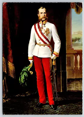 Kaiser Franz Josef L Portrait Postcard UNP 6x4 Austrian Military Dress Uniform • $9.99