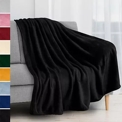 Super Soft Fleece Throw Blanket For Couch Sofa Bed Chair Lightweight Microfiber • $28.99