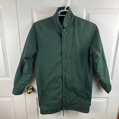 Men's Carhartt Sanford Coat Snap Button Front Green Small S • $49.97