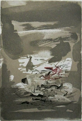 $73.05 • Buy ZAO WOU-KI: Sunset, Original ENGRAVING, 1967 #CHINESE ART