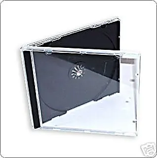 25 CD JEWEL CASES WITH BLACK TRAYS ASSEMBLED / GRADE A - 10.4 Mm SPINE - NEW • £13.47