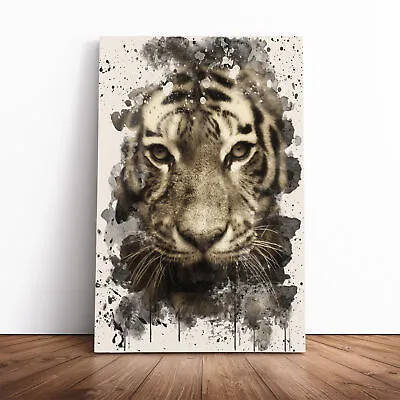 Tiger (3) Canvas Wall Art Print Framed Picture Home Decor Living Room Bedroom • £24.95