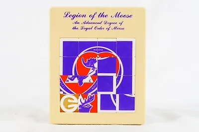 Legion Of The Moose Loyal Order Of Moose Vintage Slide Puzzle Unused • $34.77