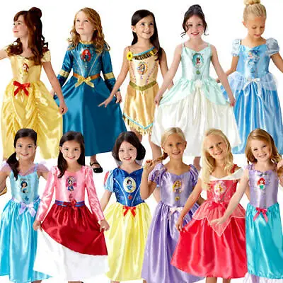 £11.99 • Buy Disney Princess Girls Fancy Dress World Book Day Childrens Childs Kids Costume
