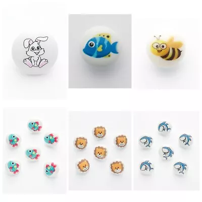 Novelty Picture Buttons 15mm Baby And Children's Crochet Knitting Sewing • £2.50