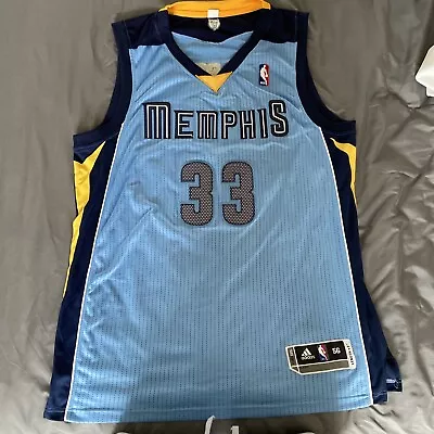 Adidas Revolution 30 Nba Memphis Grizzlies Marc Gasol Jersey Size 56 • $100