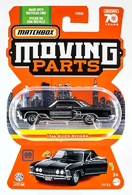 2023 Matchbox Moving Parts #19 1964 Buick Riviera REGAL BLACK | FSC • $2.99