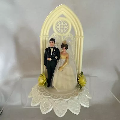 Vintage 1960’s - 1070’s Wedding Cake Topper. • $10