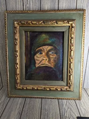 Vintage Original Oil Painting On Canvas By Richard A Guidotti '72 Signed 8x10 • $49.99