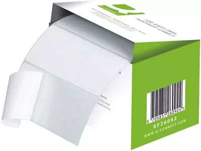 Q-Connect KF26092 Easy Peel Address Label Roll 200 Count Free Shipping • £3.25