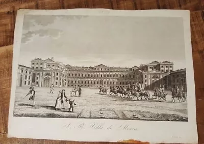 1 Engraving - J.R. VILLA DI MONZA - 1800s • $35