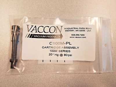 C100M-PL  VACCON Cartridge Assembly  20  Hg  • $25