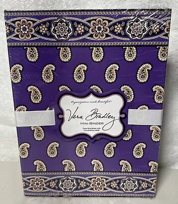 Vera Bradley Mini Binder 3 Ring Binder With Coordinating Labels • $10.08