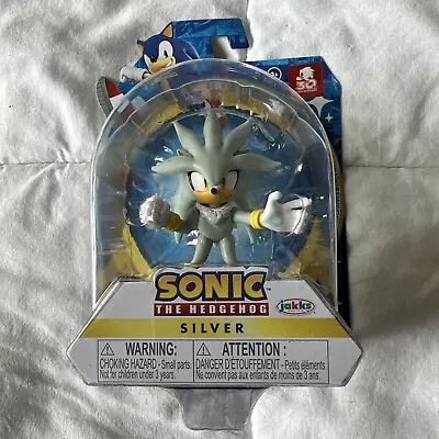 Sonic The Hedgehog 2.5  Silver Action Figure • $12.99