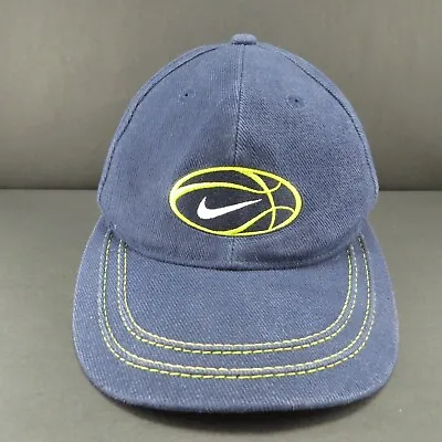 Vintage Nike Basketball Strapback Hat Swoosh Logo 90s • $25