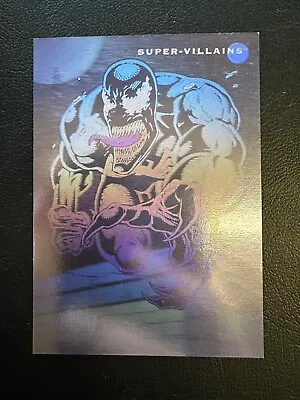 1992 Impel Marvel Super Villain Venom Hologram Card - K2 • $4