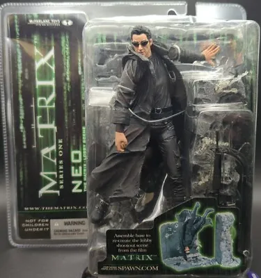 Neo The Matrix Lobby Scene Action Figure McFarlane New Sealed Series One 2003 • $25