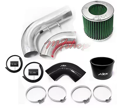 AirX Racing Black-Green For 2PC 02-05 Cavalier Pontiac Sunfire 2.2 L4 Air Intake • $68