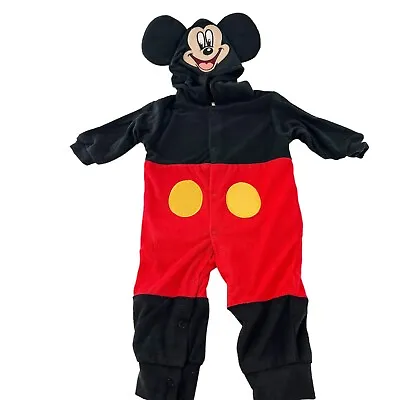 Disney Baby Mickey Mouse Costume Infant 12-18 Month Halloween Unisex  Toddler • $19.97