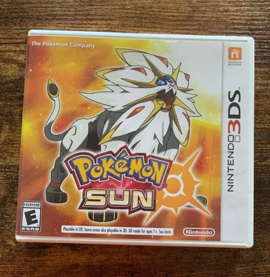 $34.95 • Buy Pokemon Sun Nintendo 3DS Game With Case