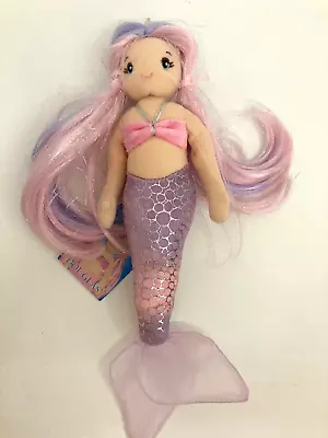 SERENA The Plush PINK MERMAID Doll - By Douglas Cuddle Toys • $9.95