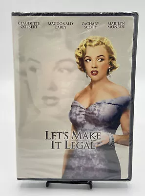 Lets Make It Legal (DVD 1951 Marilyn Monroe Diamond Collection) New Sealed • $9