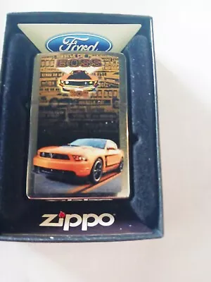 Rare Limited Production Boss Mustang Zippo Lighter • $65.59