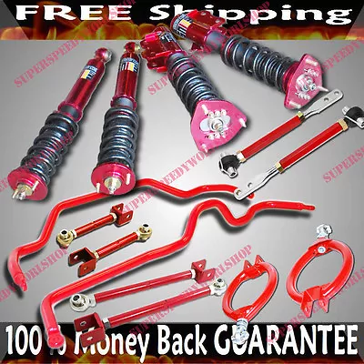 240SX S13 Suspension Camber Kits+Control Arm+16 Ways Damper Coilover+Sway Bar • $2199.99
