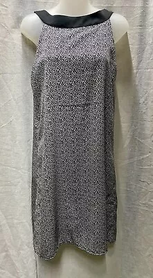 HM Dress - Size 10 - Short Round Neck Straps - Black & White Pattern • $12.95