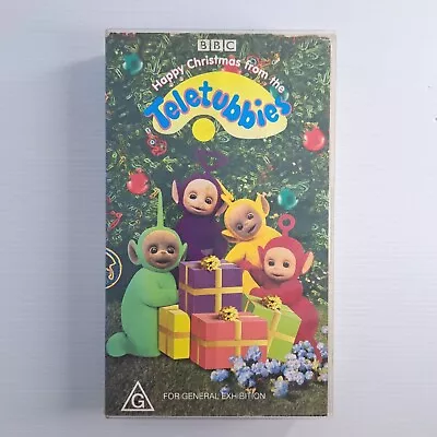 Happy Christmas From The Teletubbies VHS Family PB1  • $14.95