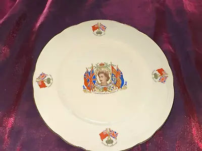 Queen Elizabeth II Coronation Plate 1953  7 Inch Alfred Meakin England • $23.95