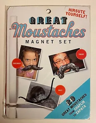 Great Moustaches Magnet Set - Unused - Unemployed Philosophers Guild Mustaches • $7.95