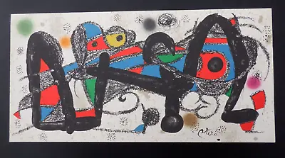 Joan Miro ESCULTOR PORTUGAL 1974 Plate Signed Lithograph • $175