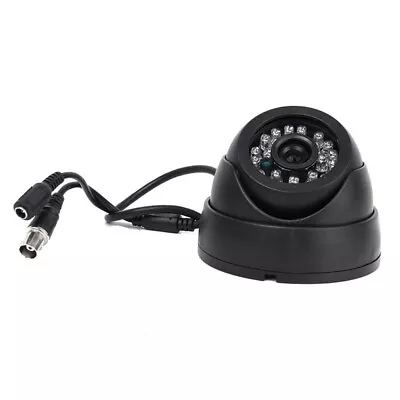 Black Surveillance Camera PAL 1/3  CMOS 700TVL 24 LED IR Cut 3.6mm Security3187 • $16.08