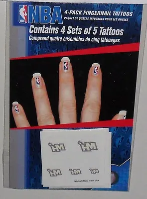 Miami Heat 20 Fingernail Tattoos Decals Fast Free Shipping • $3.25