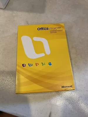Microsoft Office 2008 Home & Student Edition For Mac W/ 3 Product Keys  • $15