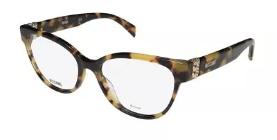 New Moschino 509 Glasses Cat Eye Plastic 52-17-140 Multi-color Full-rim Womens • $64.95