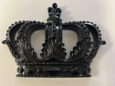 Queen Princess Crown Black Wall Decor Plaque Hobby Lobby Heavy Resin 11 X 8.5  • $15